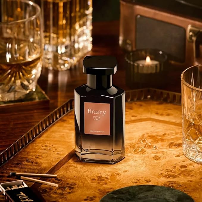 Finery In The Oud Men's Eau De Parfum | Men's Eau De Cologne, 2 fl oz | With Makeup Remover Pads Gift