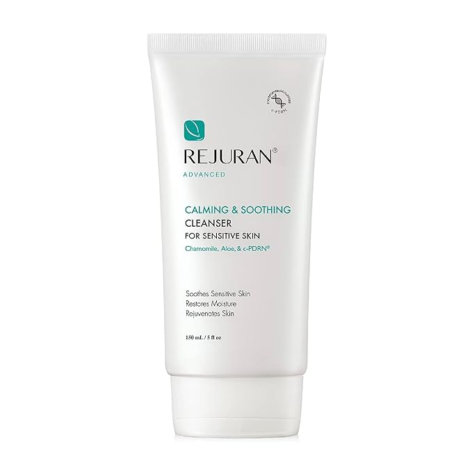 REJURAN® Advanced Calming & Soothing Cleanser, c-PDRN® - Gentle Gel Face Wash Suitable for Sensitive Skin, Effectively Retains Moisture (5.29 oz)