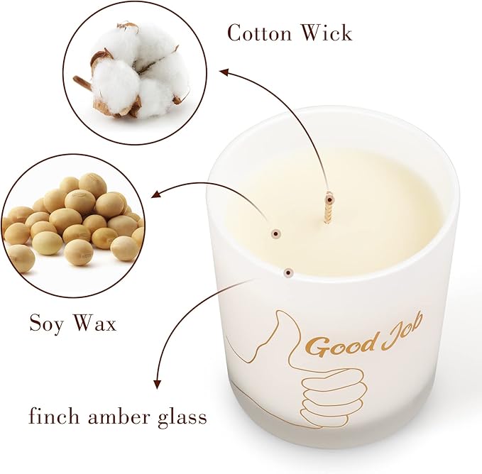 Candles Clearance Paris Cafe Scented Candle 11.3oz 70 Hours Long Lasting Burning