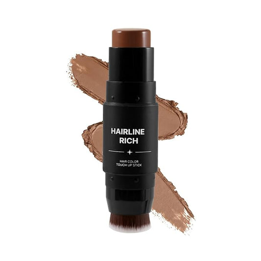 Root Touch Up Hair Color Shadow Powder, Gray Hair Cover Up Hairline Powder for Women, Double Head Cover Blond With Sponge & Brush, Waterproof Hairline Concealer