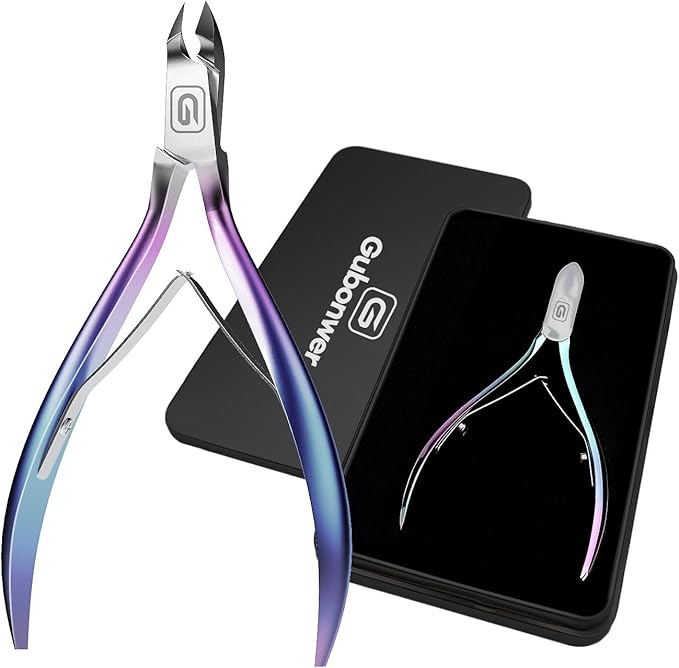 Cuticle Trimmer 3/4 Jaw Extremely Sharp Cuticle Nippers Scissors Stainless Steel Clippers Cutter Remover Pedicure Manicure Nail Tool, cuticle pusher, nail cuticle trimmer professional cuticle cutter