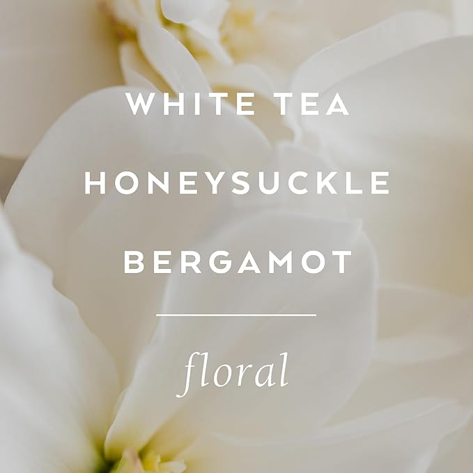 Lollia Dream Bubble Bath, Skin Hydrating & Deep Moisturizing, Avocado Oil & Green Tea, Relaxing Scented Bubbling Bath Soap, White Tea & Honeysuckle Scent