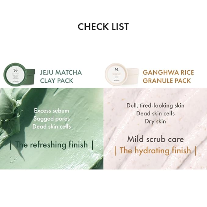 leegeehaam Dr.Ceuracle Jeju Matcha Clay Pack - Wash-Off Type Clay Facial Mask Pack for Cleansing Pore and Detoxifying Dull Skin, Korean Skincare for Stocking Stuffers (115g / 4.05 oz)