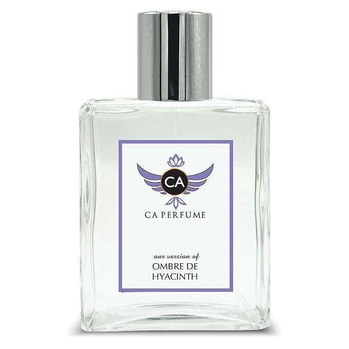 CA Perfume Impression of Ombre De Hyacinth for Women and Men Eau De Parfum Floral Scent Long Lasting Unisex Fragrance Signature Scent for Day and Night Wear 3.4 Fl Oz 100ml