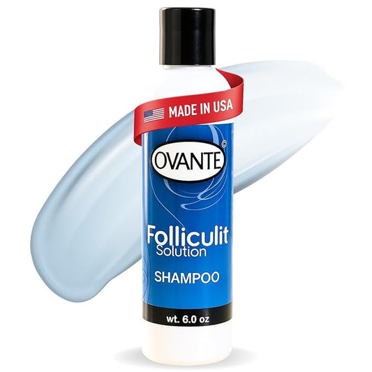 Folliculit Solution Shampoo for Itchy Scalp Treatment & Folliculitis Treatment - Natural Hair Growth & Dry Itchy Scalp Treatment for Scaling, Redness - Folliculitis Shampoo - 6.0 Oz
