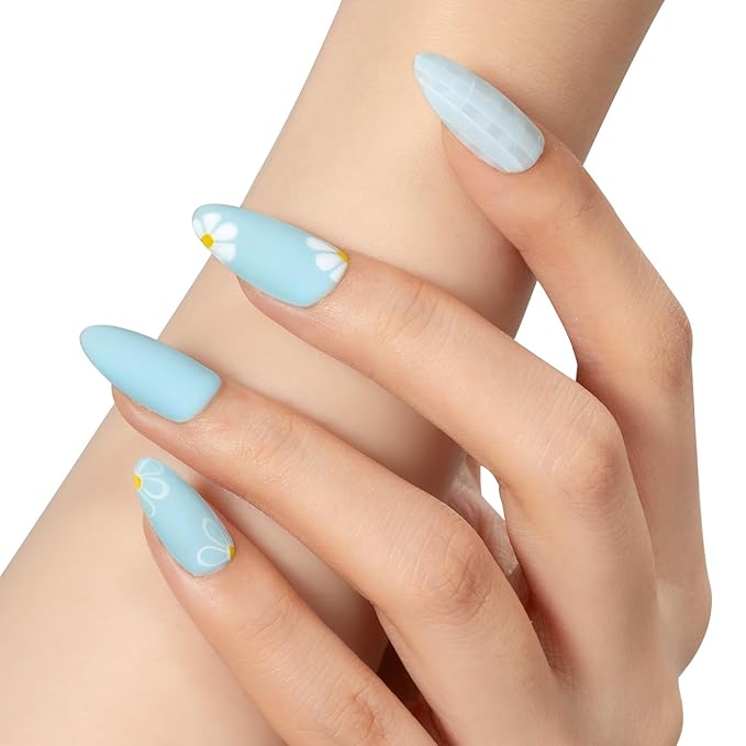 MAYCHAO 15ML Sky Blue Gel Nail Polish 1Pc Light Blue Gel Polish Soak Off UV LED Nail Polish Nail Art Starter Manicure Salon DIY at Home, 0.5 OZ