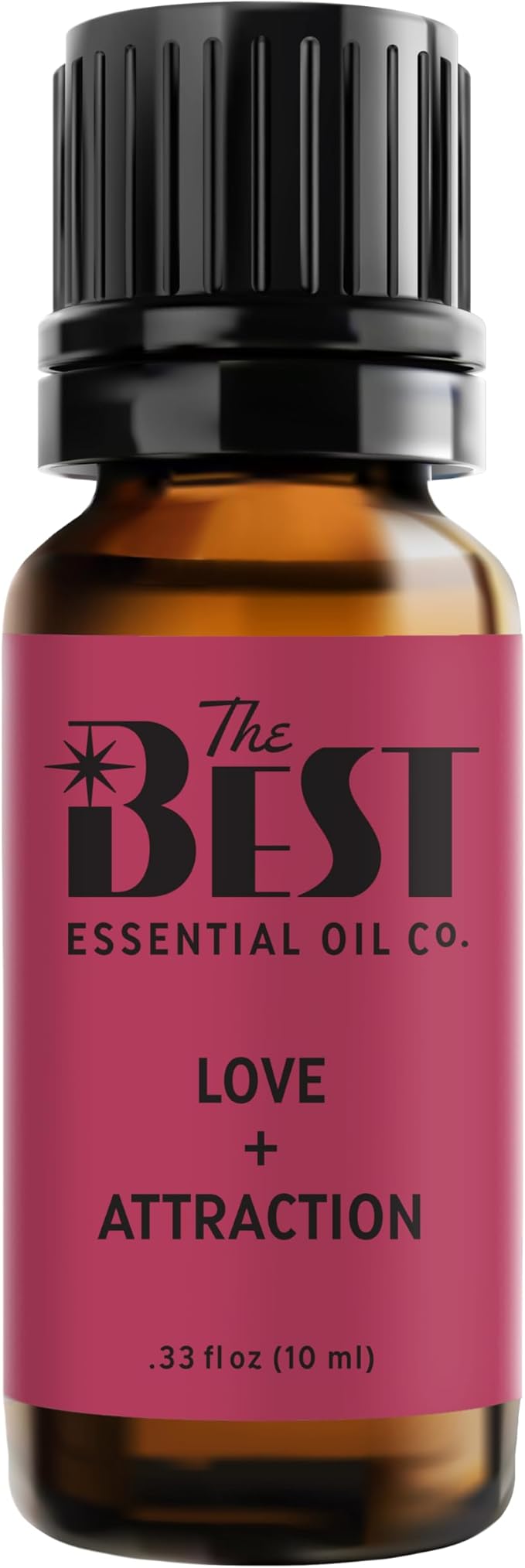 The Best Love + Attraction Essential Oil Blend- Premium Grade- 100% Pure & Natural for Aromatherapy, Diffuser, Spa, Massage, Air Freshener- 10 ml (.33 fl oz)