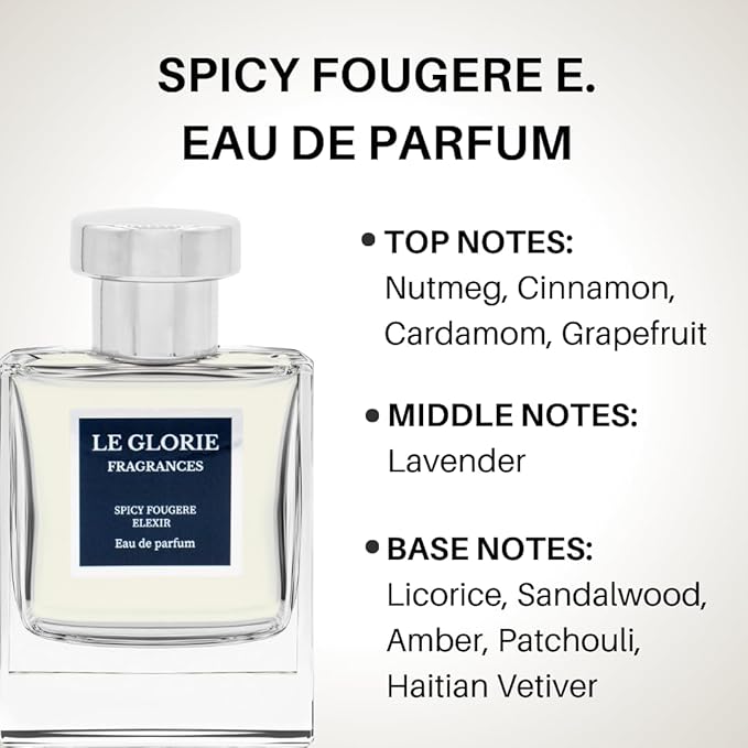 Inspired by D-ii.or S,a-U-va.ge El.i.x-iir Eau de Parfum, Spicy Fougere E. EDP, Long Lasting Luxury Perfume Spray for Men, Cruelty Free - 0.33 oz 10 ml