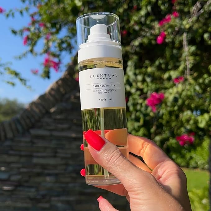 Ultra-Concentrated Hair & Body Perfume Mist, Long Lasting Women's Fragrance, Gourmand Perfumes for Women, Vegan and Cruelty Free (Tabu Cherry)