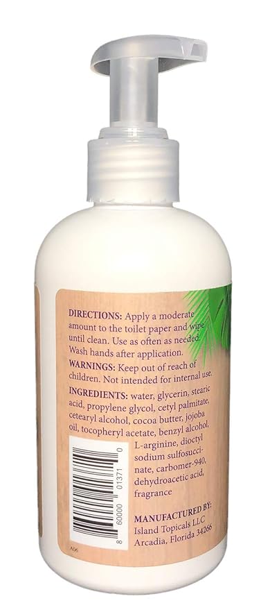 Wiping Lotion | Experience Clean With Less Toilet Paper | 8 Fl Oz Bottle (Fresh Scent)