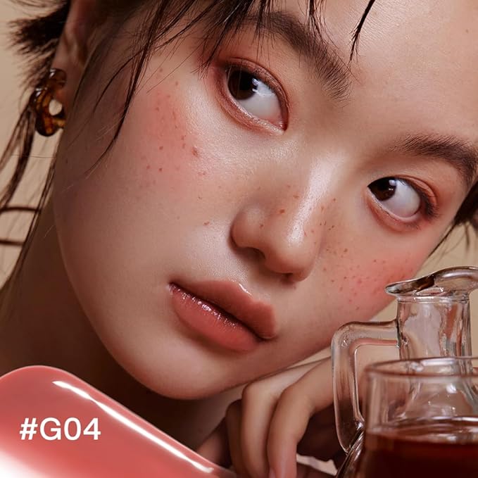 INTO YOU Lip Stain Long Lasting, Lip Gloss, Lip Tint, Lip Plumper Gloss, Glitter Lip Gloss, Liquid Lipstick, Vivid Color, Smudge-Proof, Lightweight, Naturally Moisturizing, Lip Oil For Dry Lips (G04)