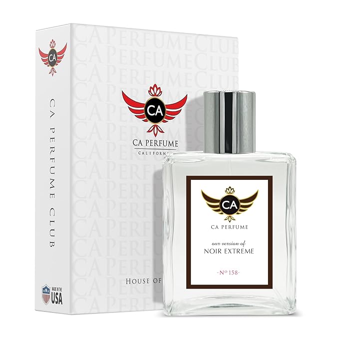 CA Perfume Impression of Noir Extreme For Men Replica Fragrance Dupes Eau de Parfum Spray Bottle 3.4 Fl Oz/100ml