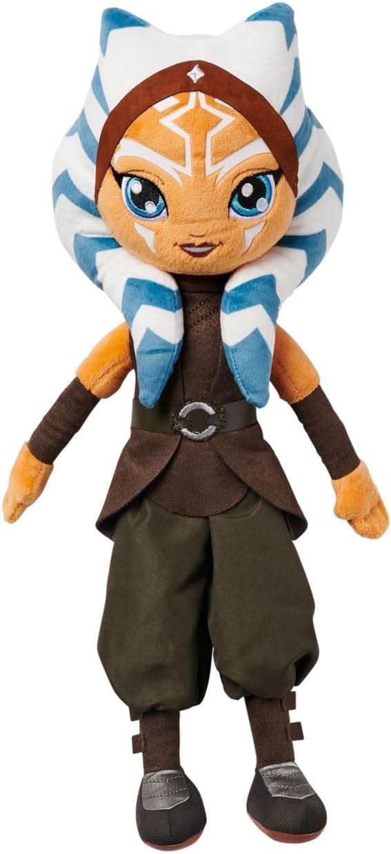 Disney Store Princess Plush Doll, Ahsoka from Star Wars: Ahsoka, Medium 14 Inches, Soft Plushy with Embroidered Features, Princess Toys, Disney Dolls, Stuffed Animals