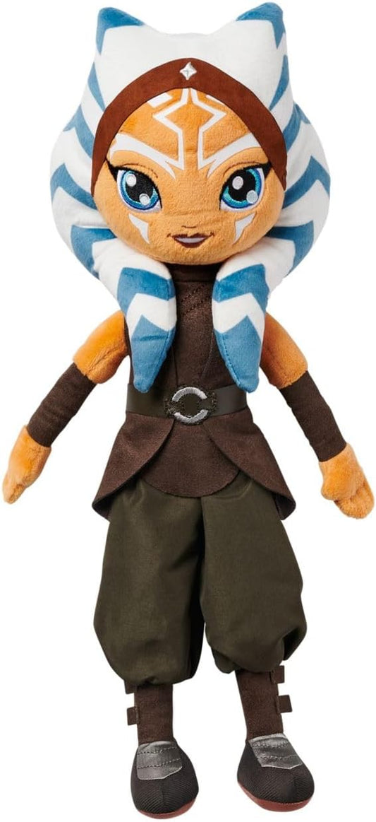 Disney Store Princess Plush Doll, Ahsoka from Star Wars: Ahsoka, Medium 14 Inches, Soft Plushy with Embroidered Features, Princess Toys, Disney Dolls, Stuffed Animals