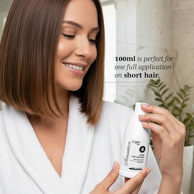 Expert Hair Sensation Keratin Hair Treatment Brazilian - Anti Frizz, Brazilian Traditional Straightening - Keratina Para Alisar El Pelo, Keratina Brasileña, Brazilian Blowout Products 100ml(Pack of 2)