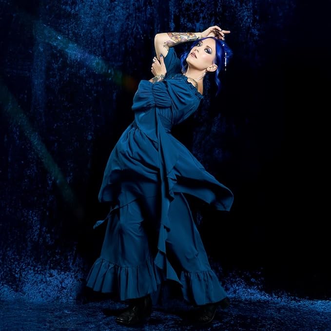 Arctic Fox Semi-Permanent Hair Color Dye, Vegan & Cruelty-Free, Conditioning, Ammonia-Free, Peroxide-Free, Midnight Blue, Sorceress, 5.6 fl oz