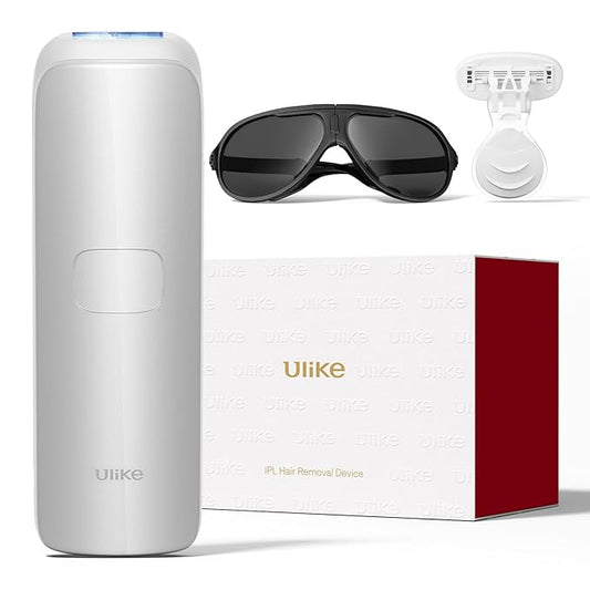 Ulike Laser Hair Removal for Women and Men, Air 3 Ice-Cooling IPL Hair Removal Device for Nearly Painless & Long-Lasting Results, 3 Modes & Auto Flashing for Fast Full Body Hair Removal from Home