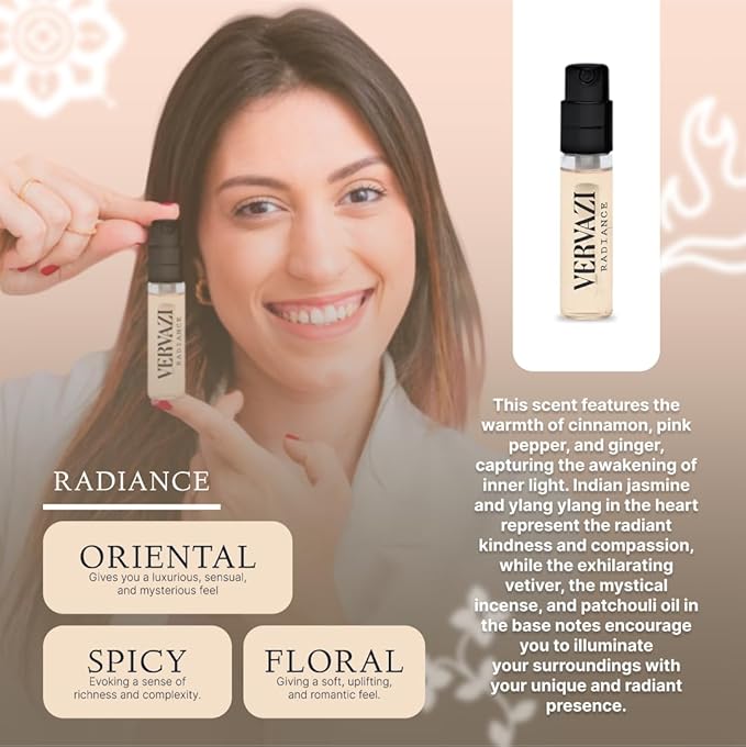 Discovery Trio Pack Eau de Parfum Set – 3 x 2ml Luxurious Fragrances for Men & Women, Includes Truth, Radiance, and Flawless, 22% Concentration, 8+ Hour Longevity, Day & Night Wear