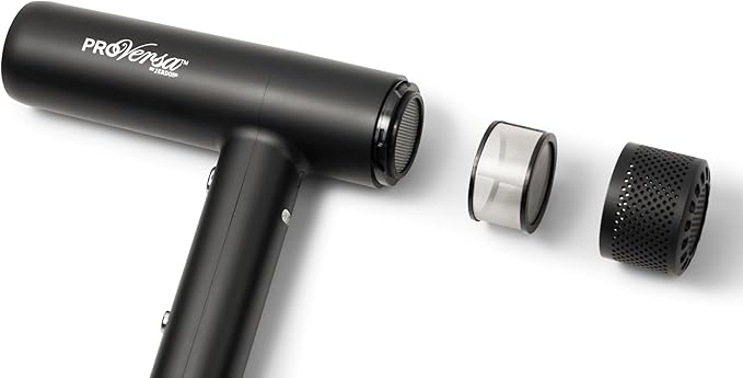 Jerdon Hair Dryer with High Speed Low Noise Brushless Motor for Fast Drying and Includes Acessories - JHD100KB