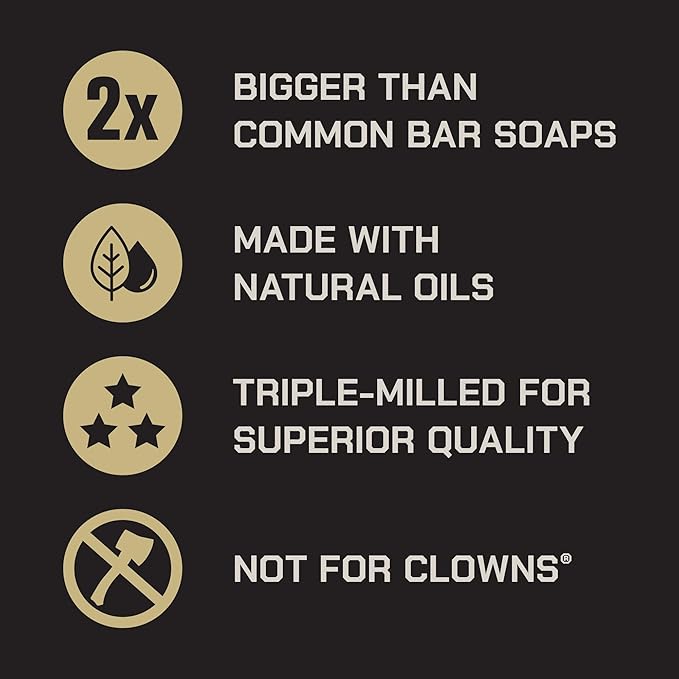 Duke Cannon Supply Co. Extra Large Bar Soap - Men's Natural Soap with Masculine Scents - Citrus + Cederwood - Made in the USA with domestic & globally sourced material - All Skin Types - Midway,10 oz