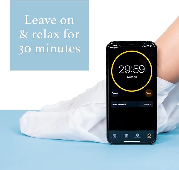 Epielle Hydrating & Moisturizing Hand & Foot Masks for Dry, Rough Skin, Self Care Gifts for Women, Spa Kit, Stocking Stuffers, Thanksgiving Essentials, 6 Moisturizing Gloves & 6 Moisturizing Socks