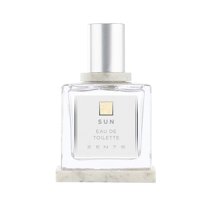 Zents Eau de Parfum (Sun) for Women & Men | Long-Lasting Clean Fragrance with Vanilla, Sandalwood & Vetiver | Warm & Woody Scent | 1.69 oz