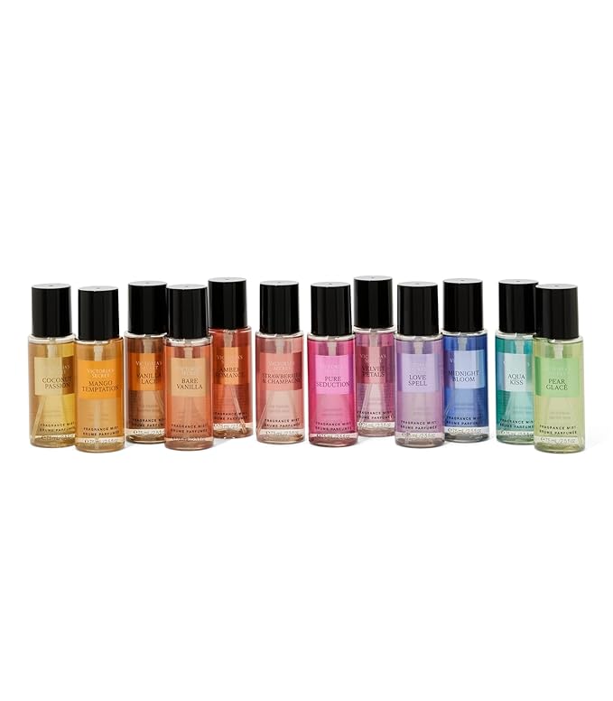 Victoria's Secret Mist Collection 12 Piece Travel Mist Gift Set