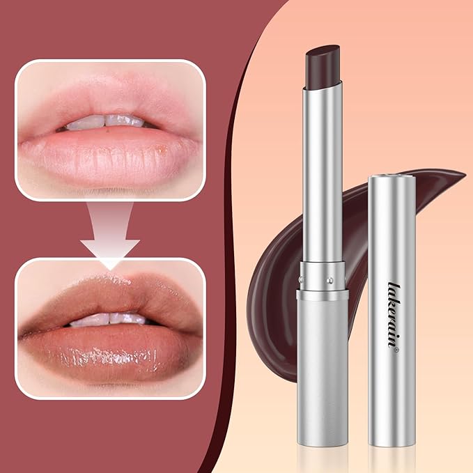 Honey Lipstick Tinted Lip Balm, Sheer Lightweight Lip Stain for All Skin Tones, Moisturizing Nourishing Lipstick for Women All Skin Tones, a Hint of Natural Cherry Tint, Black