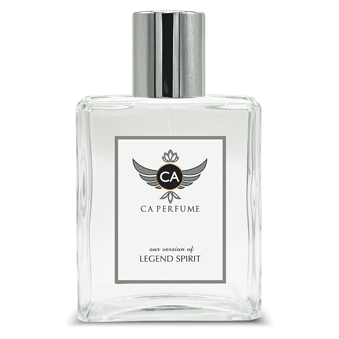 CA Perfume Impression of Legend Spirit for Men Woody Aromatic Scent Long Lasting Cologne for Men Signature Scent for Day and Night Wear 3.4 Fl Oz 100ml