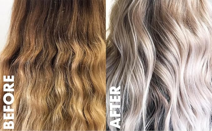 Hair Bar NYC Blond Plex 10X Lightener + 30 Volume Violet Developer Kit – Dust-Free Violet Bleach Powder (50g / 1.76 oz) + Anti-Brass Developer (120 ml / 4.06 fl oz) – Bond-Building Formula