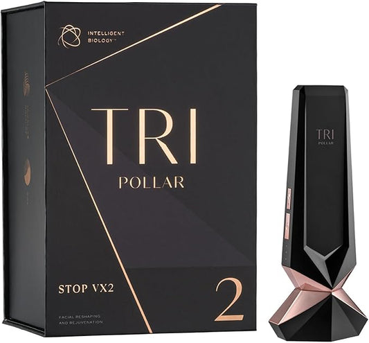 TriPollar Stop Vx 2 | Pollogen Stop U Model UXV Device | New Multi-RF + DMA Technology | at-Home Facial Device