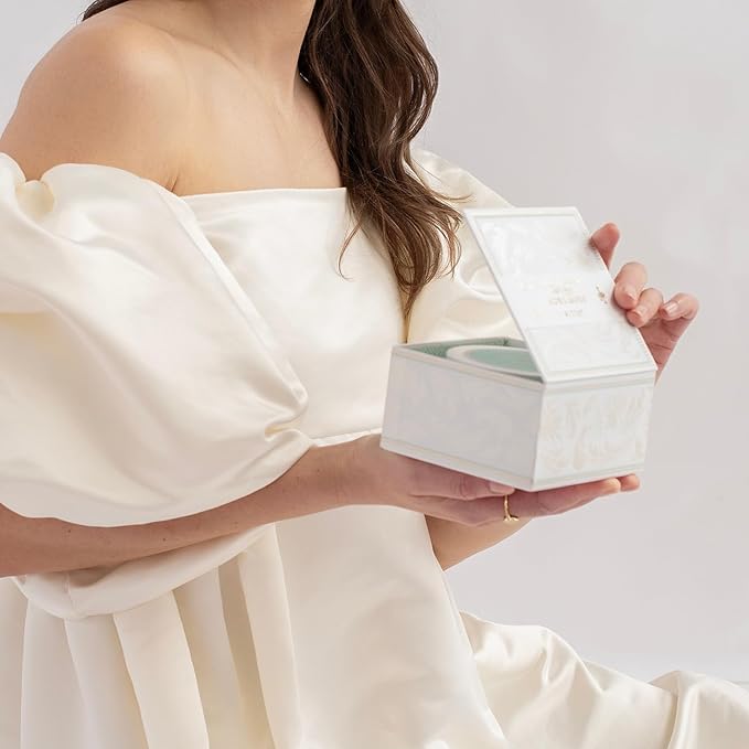 LOLLIA Snowdrop Whipped Body Butter, 5.7 oz, 155 g, Winterberry & Cashmere Scented Balm for Women, Moisturizing Shea & Cocoa Butter Lotion, Luxury Hydrating Skin Cream for Self Care