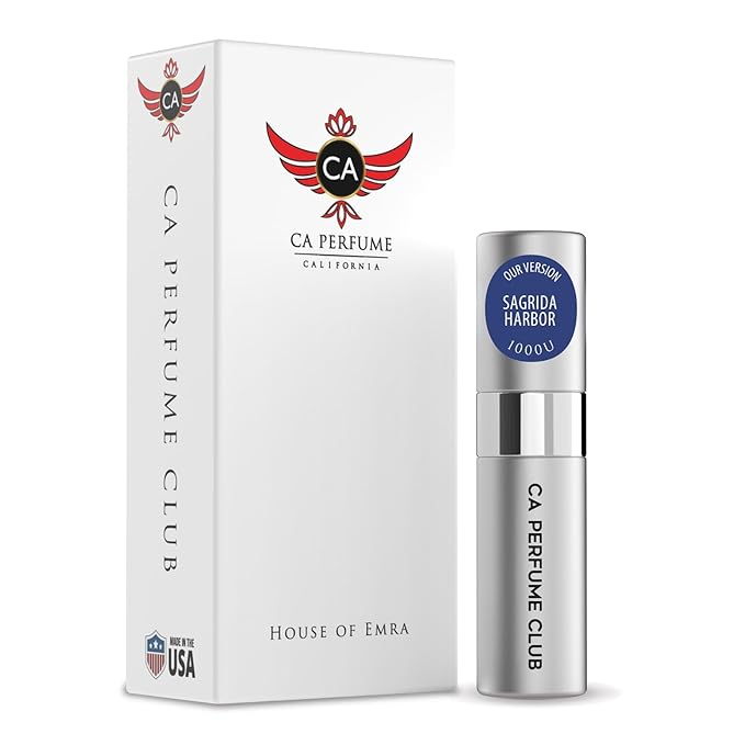 CA Perfume Impression of Sagrida Harbor for Women & Men Eau De Parfum Spray Long Lasting Oriental Floral Perfume (0.27 Fl Oz / 8ml)