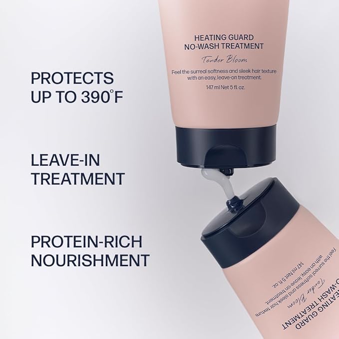 UNOVE Heating Guard No-wash Leave In Hair Treatment 147ml/4.97fl.oz | Hair Leave In Conditioner For Frizzy Dry Damaged Hair | Hair Heat Protectant & Frizz Control | Deep Conditioning