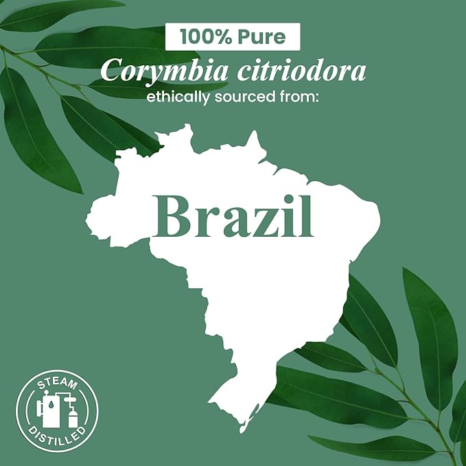 Handcraft Blends Lemon Eucalyptus Essential Oil – Huge 4 Fl Oz – 100% Pure and Natural – Premium Grade Essential Oil for Diffuser and Aromatherapy, Skin, Massage, Candle and Soap Making Fragrance