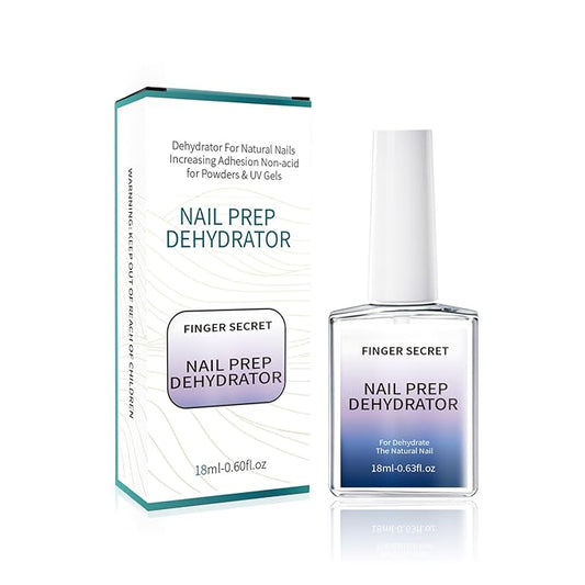 Nail Prep Dehydrator for Gel Polish 18ml/0.6floz, Fast Dry Primer, Nails Dehydrator for Nail Art Design in Salon or Home Use