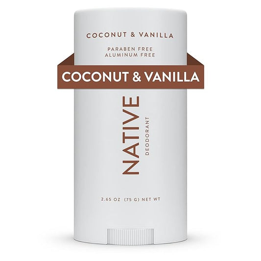 Native Deodorant Contains Naturally Derived Ingredients, 72 Hour Odor Control | Deodorant for Women and Men, Aluminum Free with Baking Soda, Coconut Oil and Shea Butter | Coconut & Vanilla