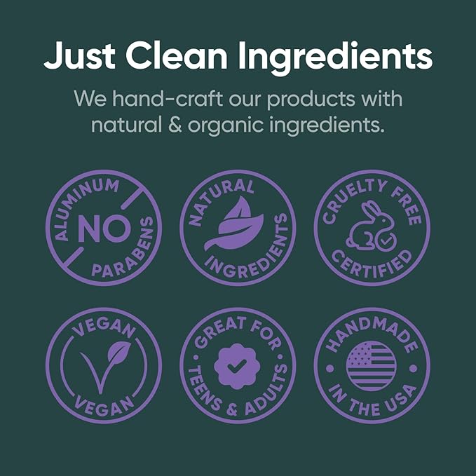 Pretty Frank Natural Aluminum-Free Deodorant Stick, Baking Soda-Free, Lavender (1-Pack) | Sensitive Skin Friendly, Effective Odor Control for Women & Men, Organic Ingredients and Essential Oils