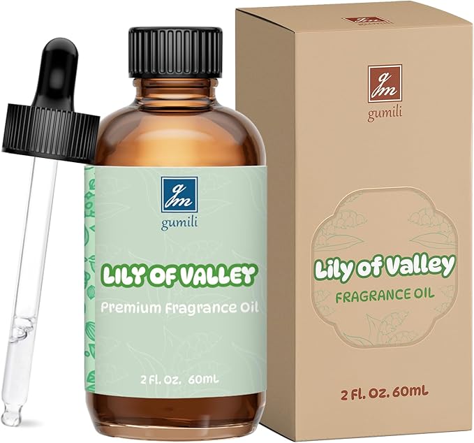 Fragrance Oil for Skin, Hair, Body & Face, Perfume, Diffuser, Aromatherapy & Massage (2 Fl Oz (Pack of 1), Lily of Valley)