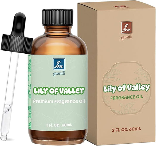 Fragrance Oil for Skin, Hair, Body & Face, Perfume, Diffuser, Aromatherapy & Massage (2 Fl Oz (Pack of 1), Lily of Valley)