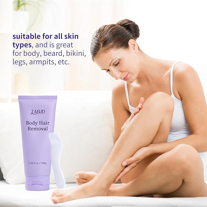 Gentle Body Hair Removal Cream-Pain free Hairs Removal Cream for Sensitive Skin with a Neutral Formula for Hair Removal and Skincare 2-in-1,Durable and Smooth for Men and Women