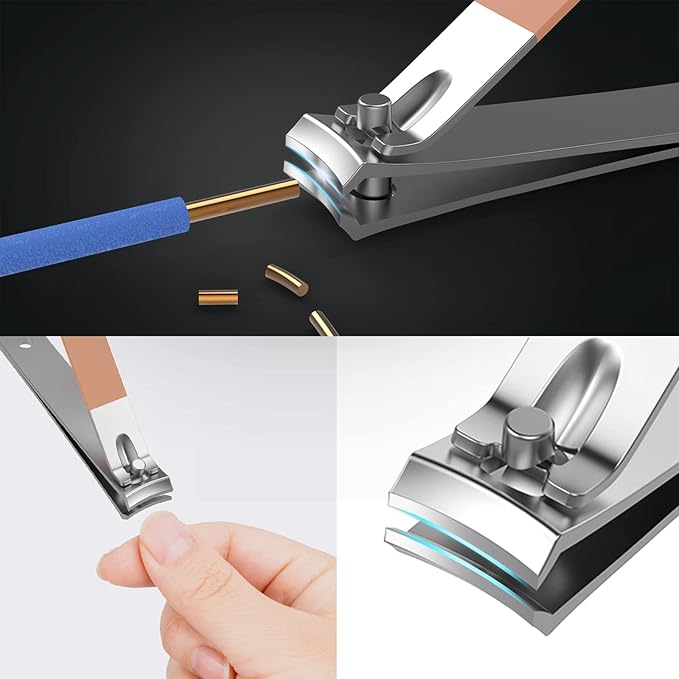 Manicure Set Personal Care, Nail Clipper Kit, Professional Nail Clipper Pedicure Set, Nail Tools with Luxurious Travel Case, Gifts for Men Women Family Friend, 31 Pieces (Pink)