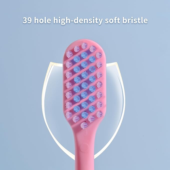 VIWIK 10 Pack Ultra-Soft Bristle Toothbrush - BPA-Free Gentle on Gums, Perfect for Adults and Kids