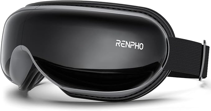 RENPHO Eyeris 1 Eye Massager with Heat, FSA Eligible HSA, Christmas Birthday Gifts for Women Men Mom Dad Her Him, Eye Mask for Migraine, Smart Sleep Mask for Dry Eyes Relax, Reduce Strain