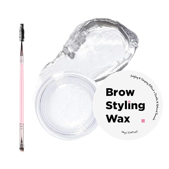 Eyebrow Gel - Clear Brow Styling Wax | Long Lasting Shaping Cream | Natural Eye Brow Lift Cosmetic Styling Formula Makeup Grooming Gel For Women Girlfriend Mom Routine