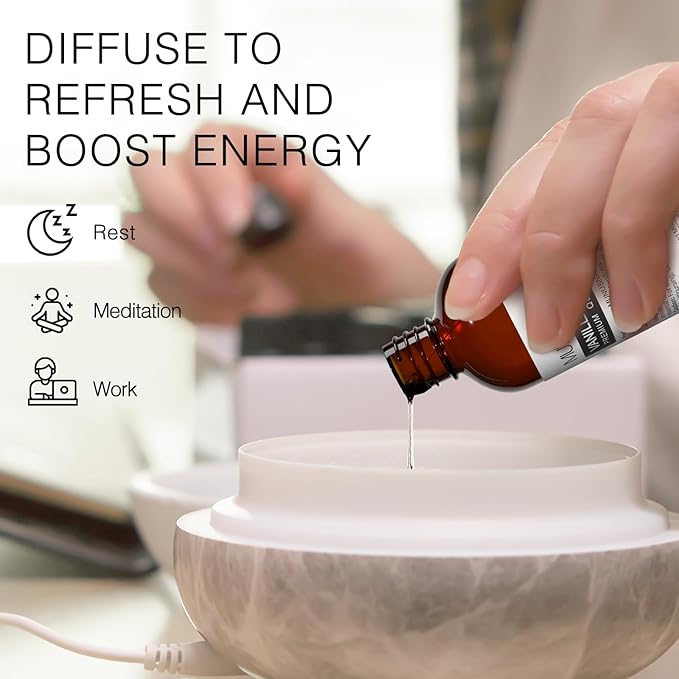 Vanilla Essential Oil, 100% Natural and Pure Vanilla Oil for Skin Care, 100ML Premium Grade Essential Oils Aromatherapy Scented Oils for Diffuser, Humidifier, Home, Candle Soap Making