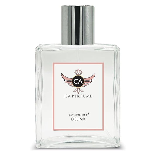 CA Perfume Impression of Delina for Women Eau De Parfum Floral Scent Long Lasting Perfumes for Women Signature Scent for Day and Night Wear 3.4 Fl Oz 100ml
