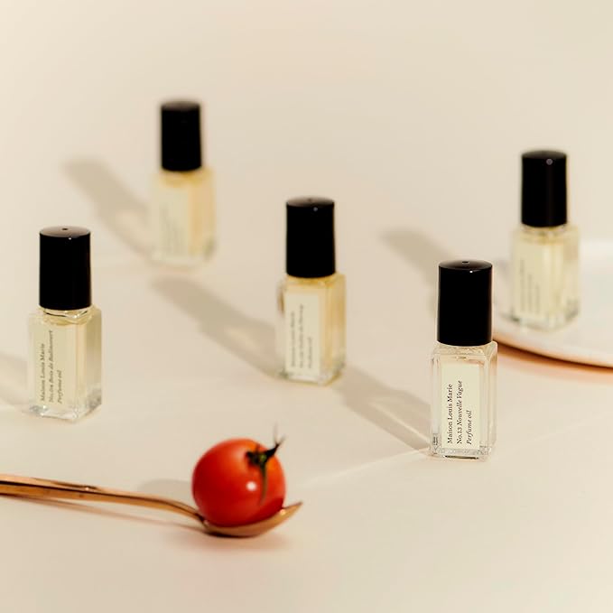 Maison Louis Marie - No.13 Nouvelle Vague Natural Roll-On Perfume Oil Sample | Luxury Clean Beauty + Non-Toxic Fragrance (0.1 fl oz | 3 ml)