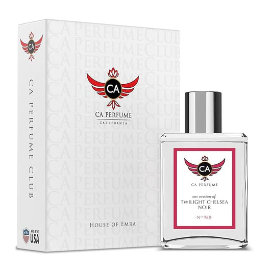 CA Perfume Impression of Twilight Chelsea Noir for Women & Men Eau De Parfum Spray Long Lasting Oriental Vanilla Perfume (1.7 Fl Oz / 50ml)