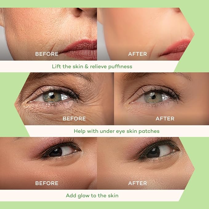 LUONKOS Ice Globes for Face - Pink, Set of 2 - Reusable Glass Gua Sha Facial Tools & Lymphatic Drainage Massager - Skincare Tools for Puffiness & Dark Circles